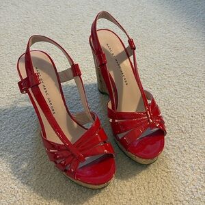 NWT Marc by Marc Jacobs red wedges, size 36